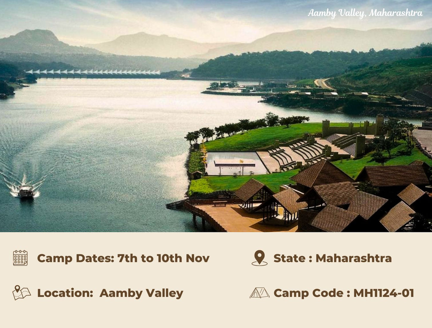 Aamby Valley Forest School Adventure Trek & Camp,MH